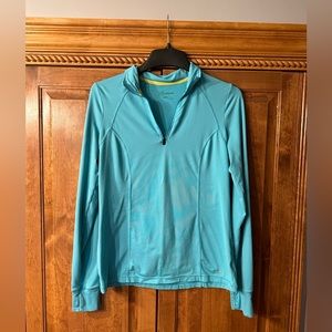 5/$25  Work-out moisture wicking long sleeve zippered shirt